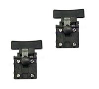 2 piezas de repuesto para conmutadores de herramientas eléctricas de fácil instalación para cambio de herramientas de equipo de cepilladora eléctrica