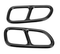 2 Piezas De Repuesto Para Marco De Embellecedor De Escape Cuádruple Para Benz CLA SLK R172 SL R231 Decoración Exterior