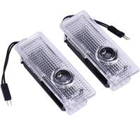 2 piezas de repuesto para Mini Cooper R60 R61 R55 R56 R57 R58 R59 F57 F57 F56 F55 F54 2007-2018 Luz de puerta Logo Iluminación de entrada