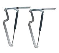 2 piezas de repuesto SOP Tapa pistón soporte de bisagra resorte de gas Compatible con Keter Westwood Rockwood Borneo Sumatra las cajas de cubierta grandes