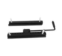 2 piezas de riel deslizante para asiento, rieles deslizantes ajustables para go kart y UTV todoterreno, juego de deslizadores de acero de alta resistencia con doble mecanismo de bl