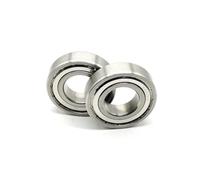 2 piezas de rodamientos de acero inoxidable S6206ZZ 30x62x16 rodamientos de bolas de ranura profunda blindados S6206-2Z rodamientos de una hilera
