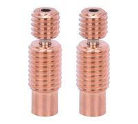 2 Piezas de Rotura de Calor BimetáLica Rotura de Calor BimetáLica para Bloque Calefactor E3D V6 HOTEND para Prusa I3 MK3 Rotura 1,75 MM (Roscado)