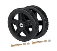 ＡＷＨＡＯ 2 piezas de ruedas de cortacésped de 2 piezas Tuercas del camión manual reemplaza las ruedas del cortacésped para tractores de jardín troletas de, 12inch 30.5x4.5cm