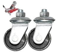 2 piezas de ruedas de tallo de 16 mm Ruedas de 3 toneladas de 4 toneladas de piso de metal de reemplazo de