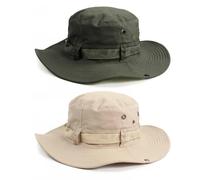 2 Piezas de Sombreros de Pescador, Sombreros para el Sol Plegables, Sombreros de protección Solar, Sombreros de Pesca, Sombreros para Caminar, adecuados para Senderismo y montañismo