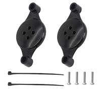 2 piezas de soporte antirrobo para bicicletas con 4 correas de amarre, 4 tornillos, protección oculta, antirrobo universal, accesorio de rastreo, adecuado para bicicletas de montaña