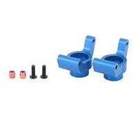 2 piezas de soporte de eje trasero RC para Remo Smax 1621, 1625, 1631, 1635, 1651, 1655, A2505, coche RC a escala 1/16; soporte de eje trasero de aleación de aluminio con menor (Azul)
