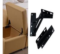 2 piezas de soporte de elevación plegable de 80 grados, la bisagra de resorte negro se usa ampliamente en el elevador de bisagras de sofá,