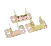 2 piezas de soporte for viga de cama, conector fijo, bisagras de cama gruesas, gancho, código de esquina, herrajes for muebles(20mm)