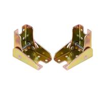 2 piezas de soporte plegable for patas mesa, conector for muebles, invisible, bisagra autoblocante 90 grados, accesorios hardware Bisagra Plegable Autoblocante(Gold)