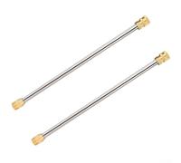 2 piezas de spray de lavado a presión para lanza hecha de acero inoxidable con ajuste de conexión rápida M22 para sistemas compatibles de 4000 PSI (M22-54 cm)