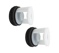 2 Piezas De Tapa De Filtro De Bomba De Drenaje For Lavadora, Compatible Con Bosch, Compatible Con Siemens, Repuestos De Lavadora 601996 101409