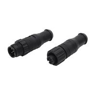 2 piezas de terminadores NMEA 2000 M12 macho-hembra de 5 pines, IP67 impermeables, para redes Lowrance, Simrad y ; kit de terminador N2K con carcasa de ABS para electrónica