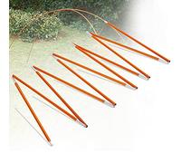 2 Piezas de Tienda de campaña al Aire de aleación de Aluminio al Aire Tienda de campaña de Lona de 8,5 mm / 0,33 Pulgadas en una Tienda de Lona Ligera