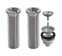 2 piezas de tornillos huecos M12 x 35 para fregadero, acero inoxidable 304, válvula de colador, tornillos huecos, piezas de repuesto, acero inoxidable shock métricos M12, surtido para fregadero Franke