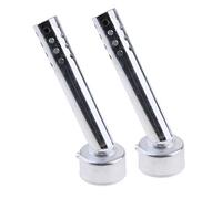 2 Piezas de Tubo de Escape DB Killer 48 mm en Ángulo Ajustable Accesorio de Motocicleta