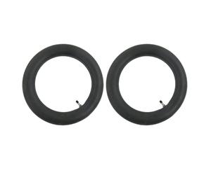 2 Piezas de Tubo Interior de 2,50/2,75-10 Pulgadas, Tubo Interior Amortiguador con V¨¢stago de V¨¢lvula Recto, Tubo Interior de Goma a Prueba de Explosiones para Motocicletas de 49