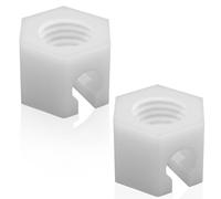 2 piezas de tuerca de repuesto compatible con SodaStream Crystal 1.0 y 2.0, pieza de repuesto para tapa de rosca blanca, para conexión de manguera CO2, compatible con diferentes modelos y botellas