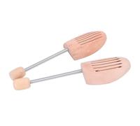 2 Piezas de Zapatos de Madera para Hombres y Mujeres, Anti -deformación Shaper con Columna de Primavera (41 42)