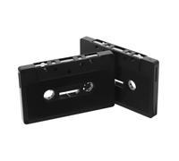 2 Piezas Decoración De Pared De Cinta Retro Decoración De Pared De Registro Cintas De Audio Decoraciones Música Decoración Casetes De Colores Adorno De Casete El Plastico Negro