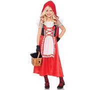 2 piezas. Delantal largo de Caperucita Roja