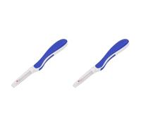 2 Piezas Descosedor de Costuras Herramienta Portátil de Silicona Hoja Resistente Mango Ergonómico Adecuado para Costura Patchwork Labores, Azul, Individual