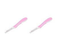 2 Piezas Descosedor de Costuras Herramienta Portátil de Silicona Hoja Resistente Mango Ergonómico Adecuado para Costura Patchwork Labores, Rosa, Individual