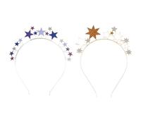 2 Piezas Diadas De Estrellas, Lindas Diademas, Accesorios Para Disfraces De Fiesta, Accesorios De Cosplay, Diademas Brillantes.