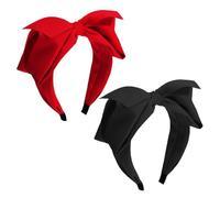 2 Piezas Diademas Con Lazo, Diademas Retro, Diademas Anchas, Accesorios Para El Cabello, Diademas Lindas, Accesorios Para El Cabello De Mujer