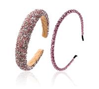 2 Piezas Diademas De Diamantes, Diadema Decorativa Para Niñas, Accesorios Para El Cabello De Moda, Accesorios De Ropa, Diademas, Adecuadas Para Fiestas De Bodas