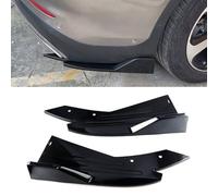 2 Piezas Difusor Alerón Parachoques Trasero Coche para Audi A3 Sedan 8Y 2020 2021 2022 2023 2024 2025 2026, Difusor del Ángulo del Envoltorio de Canard, Accesorios Coche,Bright Black