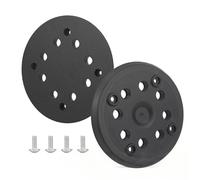 2 Piezas Discos de Lijado 125 mm con Velcro, Almohadilla de Repuesto Lijadora Orbital Compatible para Bosch PEX 270 A/AE, con 8 Agujeros de Aspiración 4 Orificios para Tornillos, Sistema Gancho Bucle