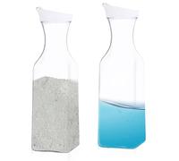 2 Piezas Dosificador Detergente Lavadora, 1500 ml Dispensador Detergente Lavadora Gran Dispensador de Detergente Duradero PET para Detergente en Polvo y Suavizante