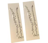 2 piezas elegantes de diamantes de imitación para zapatos, accesorios de decoración de cadena extraíble para mujer, zapatos de tacón alto, accesorios de joyería para zapatos de mujer, f, Talla única