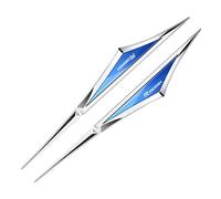 2 Piezas Emblemas Laterales de Guardabarros de Coche para Volvo R Design Lateral Guardabarros Emblema Elegante Adhesivo Accesorios,SilverBlue