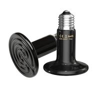 2 Piezas emisor de calor de cerámica,75W Bombilla de calor para reptiles,Calor Bombilla Ceramica Reptiles,emisor de calor de cerámica para reptiles,lagartos,serpientes,pollos,perros,gatos