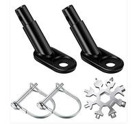 2 Piezas Enganche de Remolque de Bicicleta para Actividades al Aire Libre Remolque Infantil Remolque de Bicicleta Remolque para Perros Actividades al Aire Libre con Pasador de Bloqueo