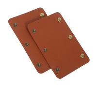 2 Piezas Envoltura de Equipaje de Piel PU Marrón | Protector Elegante, Mejor Agarre Marcas, Uso Diario para Compras, Trayectos y Viaje
