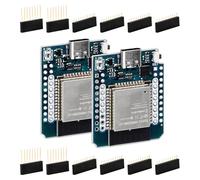 2 Piezas ESP32 Mini ESP32 NodeMCU WiFi Bluthooth módulo Placa de Desarrollo Compatible con Arduino