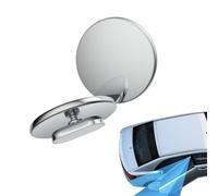 2 Piezas Espejo Ángulo Muerto para Fiat Grande Panda 2024, Gran Angular Retrovisor Vidrio Convexo Ajustable Espejo Auxiliar de Seguridad Pasajeros,Silver