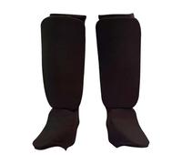 2 Piezas Espinilleras Kickboxing Muay Thai Equipamiento Protector Pierna Empeine Material EVA Adecuado para Entrenamiento Deportes de, Negro