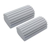 2 Piezas Esponja Atrapapolvo,Plumero de Esponja,Esponja Atrapapolvo Reutilizable,Esponja Limpieza hogar,para Limpiar Persianas, Vidrio,Limpiar el Polvo doméstico(Gris)