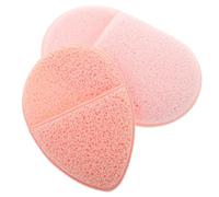2 Piezas Esponja Limpiadora Facial Rosa de Diseño Guante | Sponge, Limpieza Profunda y Desmaquillado, Textura , Reutilizable y Portátil