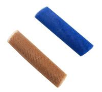 2 piezas Esponjas exfoliantes africanas Toalla de malla Toalla de baño Exfoliante Toallita de baño Lavado de doble cara Lufa de baño para una piel suave Exfoliante de ducha de espalda