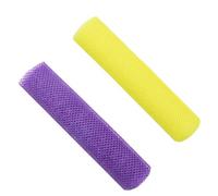 2 piezas Esponjas exfoliantes africanas Toalla de malla Toalla de baño Exfoliante Toallita de baño Lavado de doble cara Lufa de baño para una piel suave Exfoliante de ducha de espalda