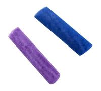 2 piezas Esponjas exfoliantes africanas Toalla de malla Toalla de baño Exfoliante Toallita de baño Lavado de doble cara Lufa de baño para una piel suave Exfoliante de ducha de espalda