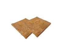2 Piezas Esteras para Nidos de Gallinas,Insertos para Cajas Nido de Gallinas,Esteras de Coco Natural,Esteras Reutilizables para Nidos,Gallineros,Accesorios para Proteger Gallineros y Huevos,20cm