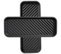 2 Piezas Esterilla para Secar Platos de Silicona Negra
