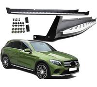 Teptal 2 Piezas Estribos Laterales para Mercedes GLC X253 + Coupe C253 2015-2019, Coche Faldones Laterales AntiarañAzos Anti Choques DecoracióN Accesorios